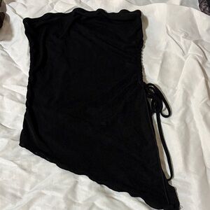 Black Asymmetrical Skirt